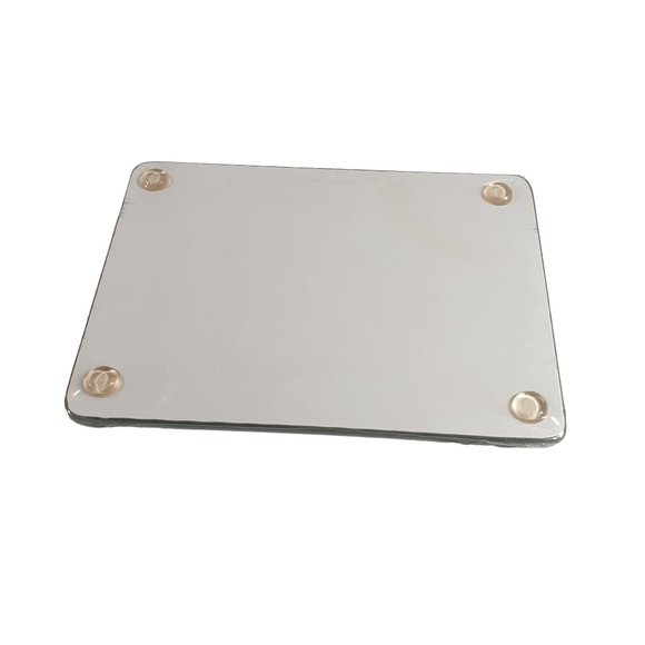 Temp Tations 1 Quart Old World Green Baking Dish Glass Plate Stand Cover - Picture 3 of 5